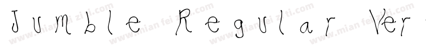 Jumble Regular Versi字体转换